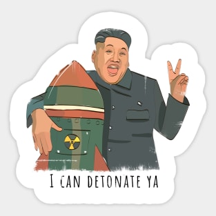 Kim Jong Un Sticker